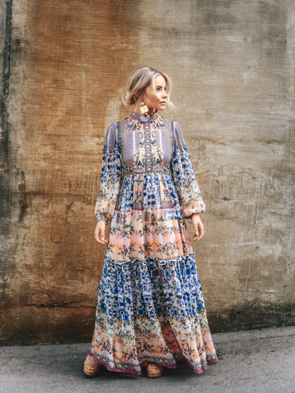 NWT Anthropologie Bhanuni by Jyoti Anastasia Maxi Dress 18W - Picture 13 of 16